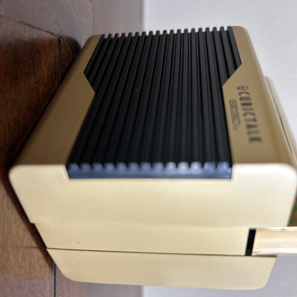 SEIKO CUBICTALK Vintage Alarm Clock Gold Black Retro NOS Papers - Picture 11 of 11